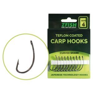 Zfish Teflonové Háčky Curved Shank - vel.6