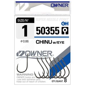 Owner Háček s očkem Chinu 50355 - vel.2 / 9ks