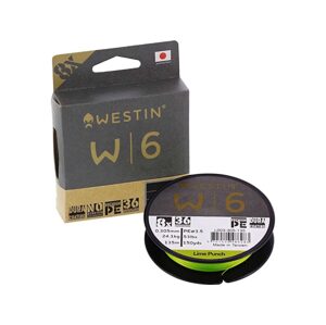 Westin Šňůra W6 8 Braid Lime Punch 300m - 0,370mm