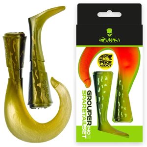 Gunki Náhradní ocásky Grouper 14cm S - Pike Dress Gold
