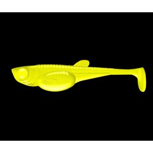 Libra Lures Gumová nástraha Embrion Shad 3″ 8ks - Hot Yellow 006