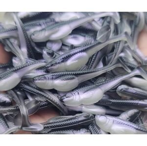 Libra Lures Gumová nástraha Embrion Shad 2″ 10ks - Violet Shine 120
