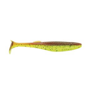 Rapala Gumová nástraha CrushCity The Kickman 3" 7,5cm 3g 9ks - Motor Oil Chartreuse / MOCH