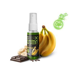 Delphin Dipovací sprej AromaX 30ml - Čokoláda - Banán/fluo zelená