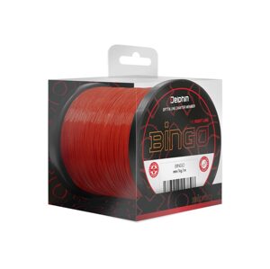 Delphin Vlasec Bingo Matt Tm. červená - 0,25mm 5,4kg 600m