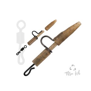Zfish Závěska Heavy Duty Clip & Tail Rubber + QC