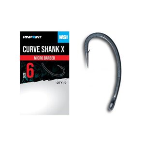 Nash Háčky Curve Shank X Micro Barbed 10ks - vel.6