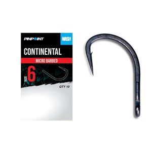 Nash Háčky Continental Micro Barbed 10ks - vel.6