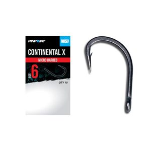 Nash Háčky Continental X Micro Barbed 10ks - vel.6