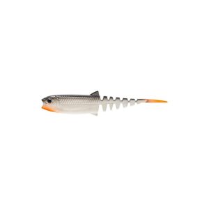 Savage Gear Gumová nástraha Cannibal Minnow V-Tail White Black - 8cm  3,4g