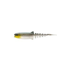 Savage Gear Gumová nástraha Cannibal Minnow V-Tail Green SLVR - 8cm  3,4g