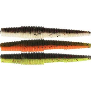 Westin Umělá Nástraha Ned Worm Slim Dark Water Mix - 5,5cm  1,5g 6ks