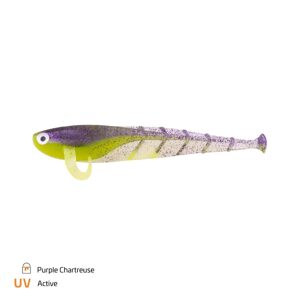Zeck Gumová nástraha Zander Quappie 15cm - Purple Chartreuse