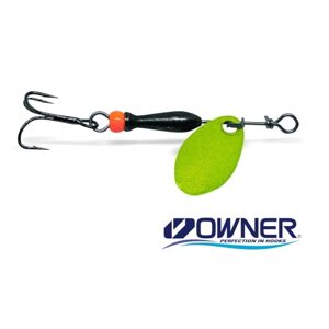 Jigovky Třpytka Classic - vel.0 1,8g Orange (Black/Chartreuse body)