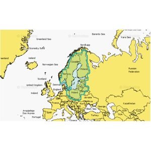Navionics+ Mapy Baltské moře