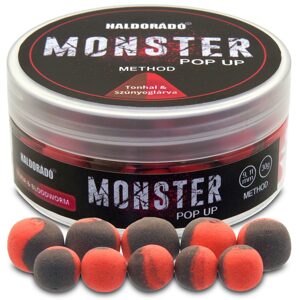 Haldorádó Pop-Up Boilies Method Monster 9+11mm 30g - Haldorádó Pop-Up Method Monster 30g 9+11mm Tuňák/Patentka