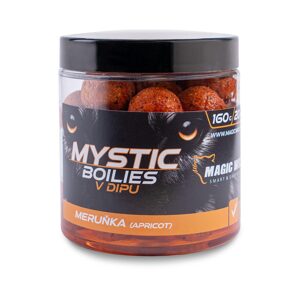 Magic Wolf Boilies v dipu Mystic 160g - Meruňka 24mm