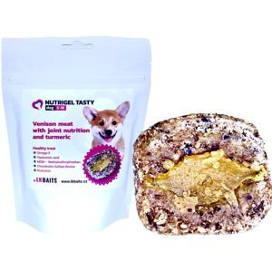 LK Baits Pet Pamlsek Nutrigel Dog Divočina s Kloubní Výživou a Kurkumou - L-XL 200g
