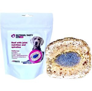 LK Baits Pet Pamlsek Nutrigel Dog Hovězí s kloubní výživou a spirulinou - L-XL 200g