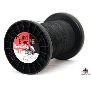 Hell-Cat Splétaná šňůra Round Braid Power Black 1000m - 0,60mm (75,0kg)